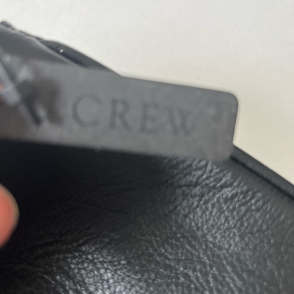 J Crew Black and Glittery Silver Clutch Bag - Picture 7 of 8